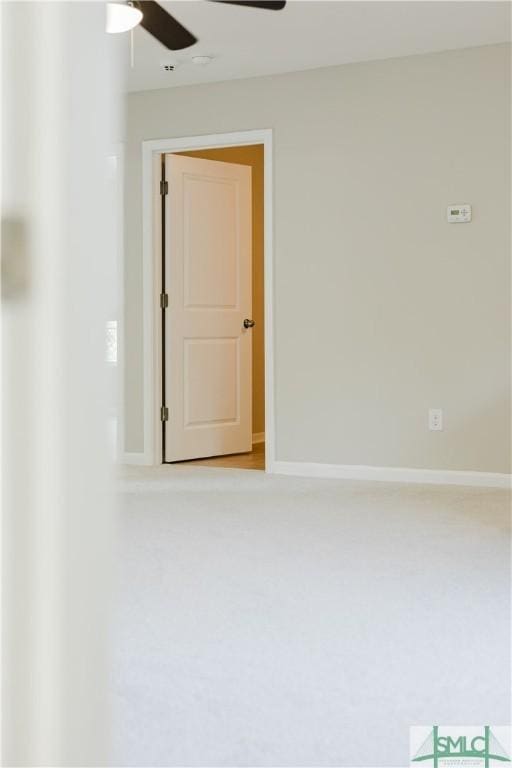 154 Hamilton Grove Dr, Pooler, GA 31322 - unfurnished room featuring baseboards, ceiling fan, and light carpet