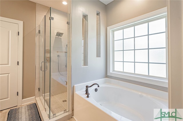 23 Olde Gate Ct, Pooler, GA 31322 - full bath with a bath and a stall shower