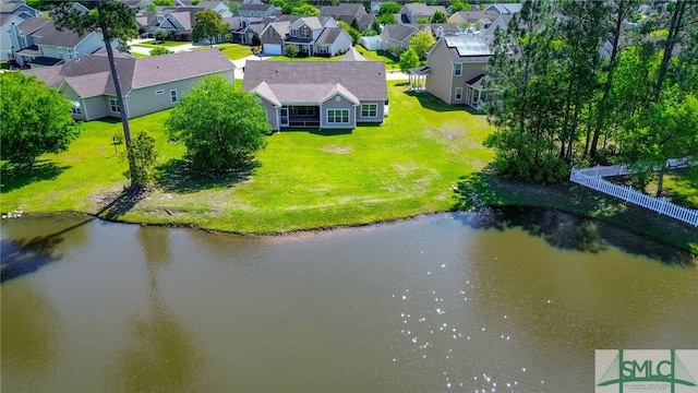 23 Olde Gate Ct, Pooler, GA 31322 - aerial view of residential area with a large body of water