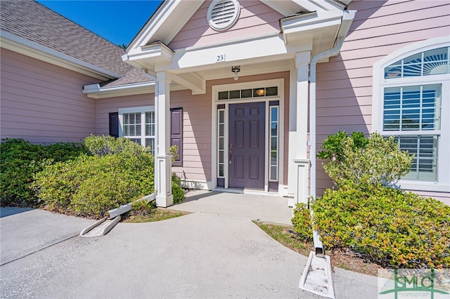 23 Olde Gate Ct, Pooler, GA 31322 - entrance to property featuring roof with shingles