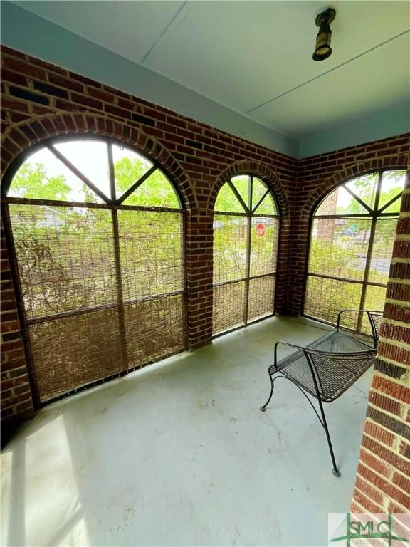 1901 E Anderson St E, Savannah, GA 31404 - view of unfurnished sunroom