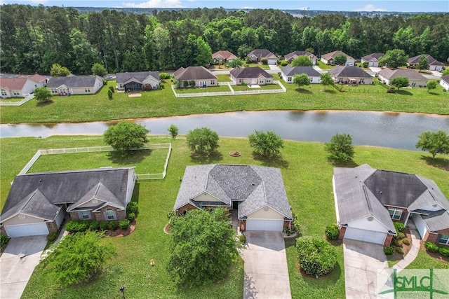 169 Nandina Way, Pooler, GA 31322 - aerial view with a residential view and a water view
