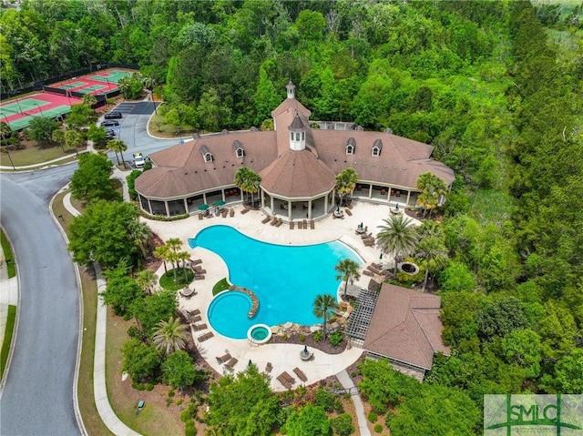 20 Serenity Pt, Savannah, GA 31419 - aerial view featuring a view of trees