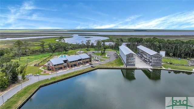 127 Lower Creek Dr, Richmond Hill, GA 31324 - bird's eye view with a water view