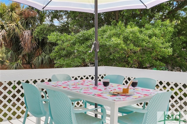 106 Pelican Ct, Tybee Island, GA 31328 - view of wooden deck