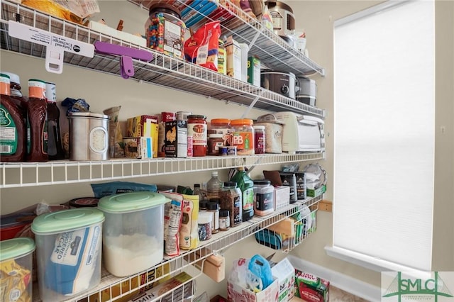 view of pantry