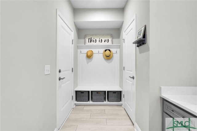 130 Canter Ct, Savannah, GA 31406 - mudroom featuring baseboards and wood tiled floors