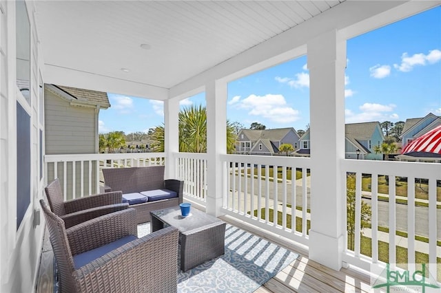 130 Canter Ct, Savannah, GA 31406 - sunroom featuring outdoor lounge area and a residential view