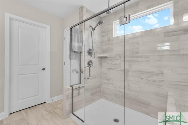 130 Canter Ct, Savannah, GA 31406 - full bath featuring a stall shower and baseboards