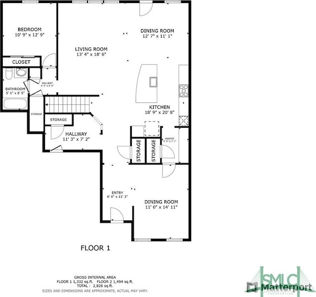 130 Canter Ct, Savannah, GA 31406 - property floor plan