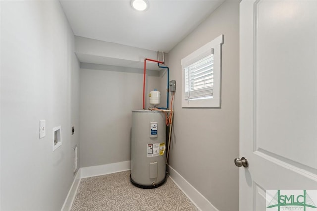 537 E Congress St, Savannah, GA 31401 - utility room featuring water heater