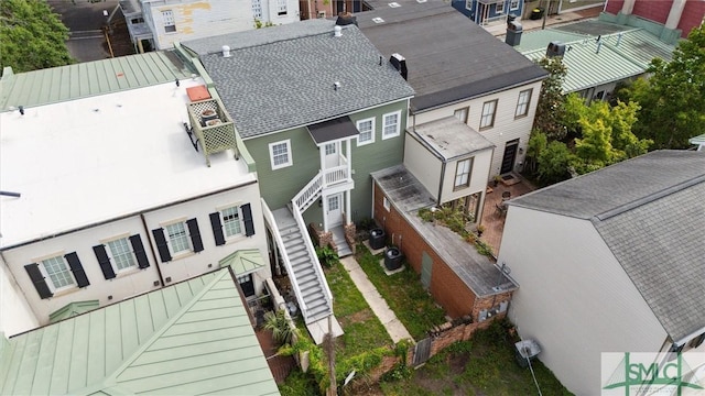 537 E Congress St, Savannah, GA 31401 - bird's eye view featuring a residential view