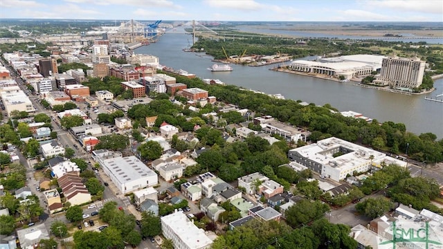 537 E Congress St, Savannah, GA 31401 - aerial view with a view of city and a water view