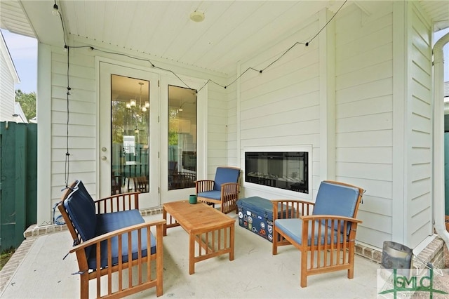 view of patio