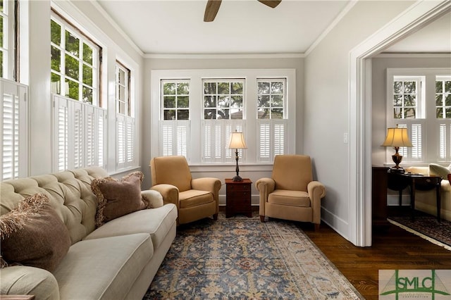 sunroom / solarium with french doors