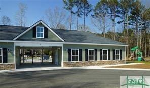view of property with a carport