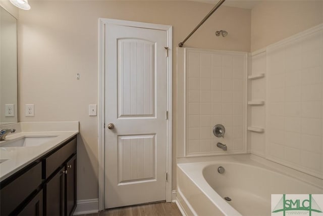270 Kepler Loop, Richmond Hill, GA 31324 - full bath with double vanity, shower / bathtub combination, and baseboards