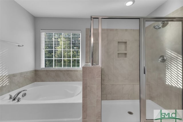 95 Wando View Way, Richmond Hill, GA 31324 - full bath with a garden tub and a shower stall