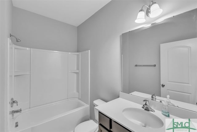 95 Wando View Way, Richmond Hill, GA 31324 - bathroom with toilet, tub / shower combination, and vanity