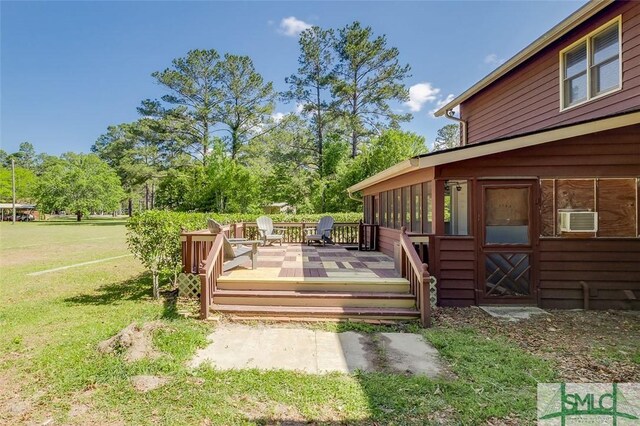178 Country Way, Springfield, GA 31329 - deck with a yard