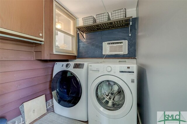 178 Country Way, Springfield, GA 31329 - washroom with separate washer and dryer and cabinet space