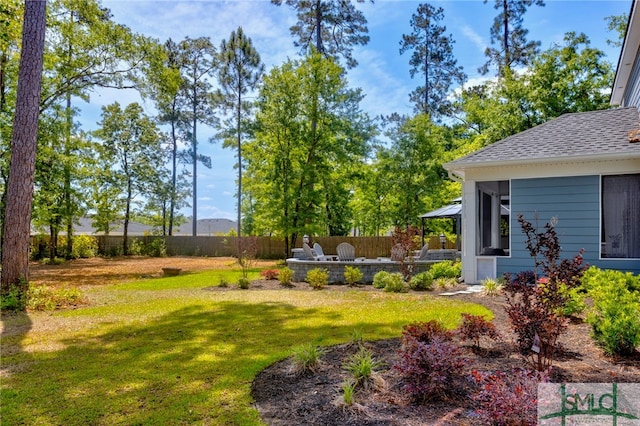 132 Cubbedge Dr, Rincon, GA 31326 - view of yard featuring fence