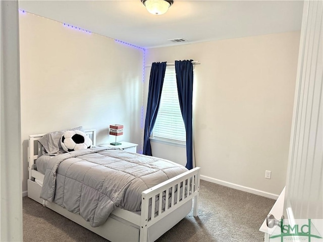 132 Cubbedge Dr, Rincon, GA 31326 - bedroom with carpet, baseboards, and visible vents