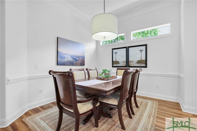 5 Lazy Hammock Ct, Savannah, GA 31419 - dining room with light wood-type flooring and baseboards