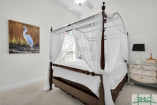 5 Lazy Hammock Ct, Savannah, GA 31419 - carpeted bedroom with baseboards and ceiling fan