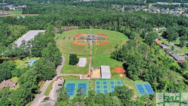 drone / aerial view