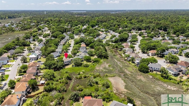 bird's eye view featuring a residential view