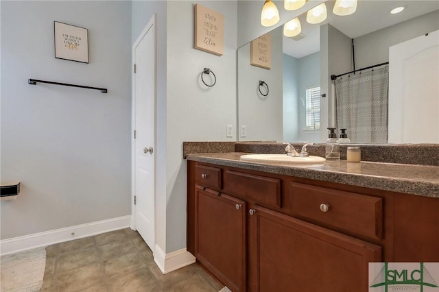 1212 Peacock Trl, Hinesville, GA 31313 - full bathroom with baseboards and vanity