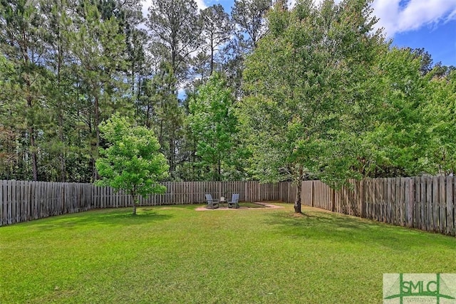 76 Hamilton Grove Dr, Pooler, GA 31322 - view of yard with a fenced backyard