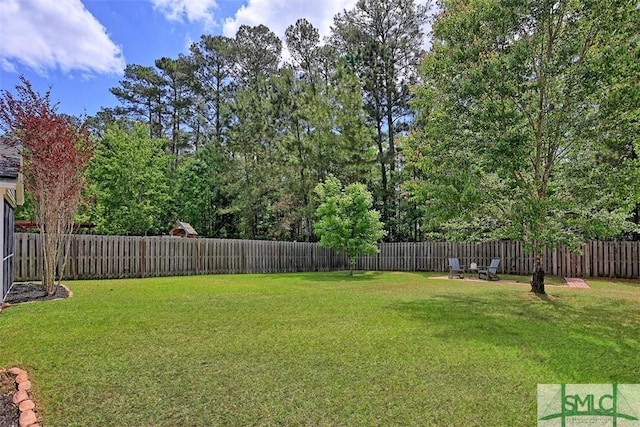 76 Hamilton Grove Dr, Pooler, GA 31322 - view of yard with a fenced backyard
