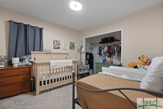 121 Pelican Ln, Richmond Hill, GA 31324 - carpeted bedroom with a closet