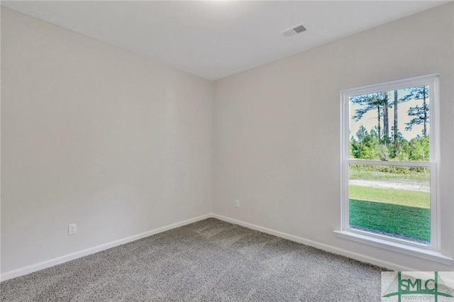 291 Cromer St, Savannah, GA 31407 - carpeted empty room with baseboards and visible vents