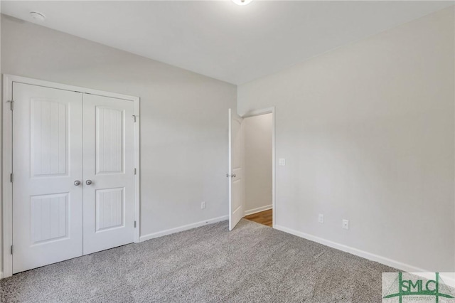 291 Cromer St, Savannah, GA 31407 - unfurnished bedroom featuring baseboards, carpet, and a closet