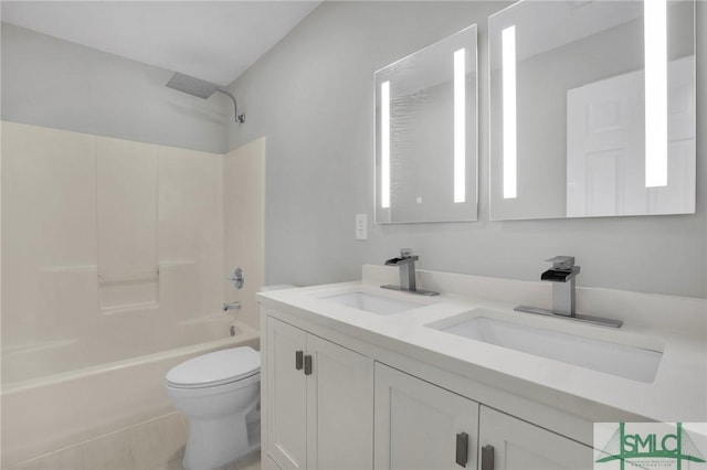 108 Church St, Bloomingdale, GA 31302 - full bath with double vanity and shower / tub combination