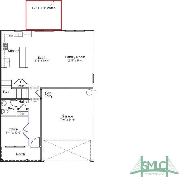 110 Stillhouse Dr, Springfield, GA 31329 - view of home floor plan