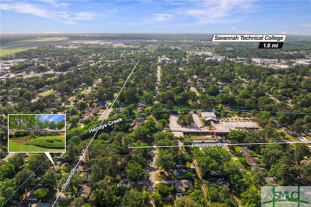 aerial view
