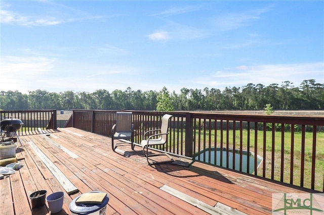 view of deck
