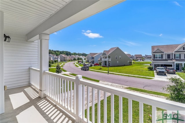 98 Westbourne Way, Savannah, GA 31407 - balcony featuring a porch and a residential view