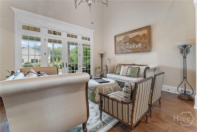 3 Cobham Draw Draw, Pooler, GA 31322 - bedroom with french doors, wood finished floors, access to outside, and multiple windows