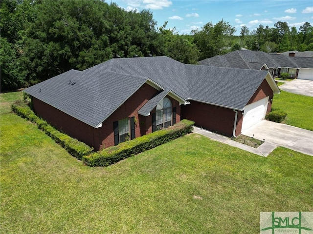 drone / aerial view