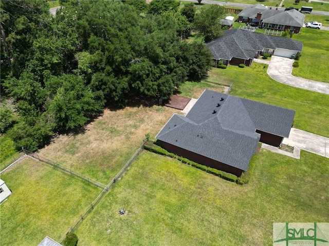 drone / aerial view