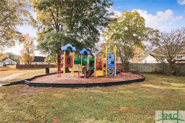 2504 Quacco Rd, Pooler, GA 31322 - communal playground featuring a lawn and fence