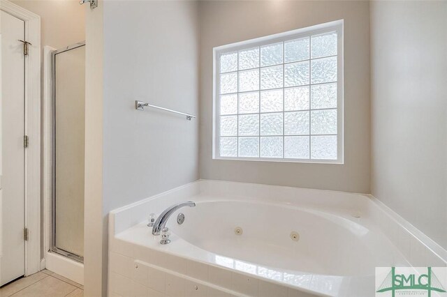 213 Rosehill Dr E, Rincon, GA 31326 - full bathroom with a whirlpool tub and a shower stall
