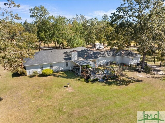 671 M P Martin Rd, Brooklet, GA 30415 - birds eye view of property