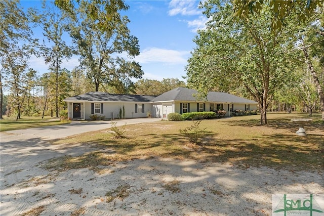 671 M P Martin Rd, Brooklet, GA 30415 - ranch-style home featuring driveway and a garage
