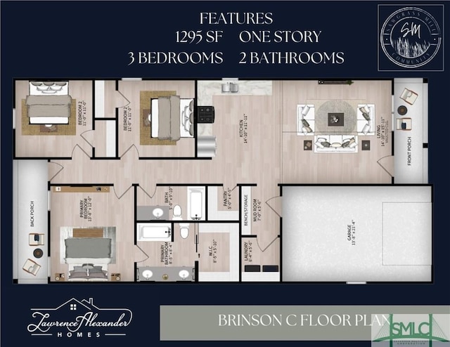 LOT10 Waters Cir, Pembroke, GA 31321 - view of layout